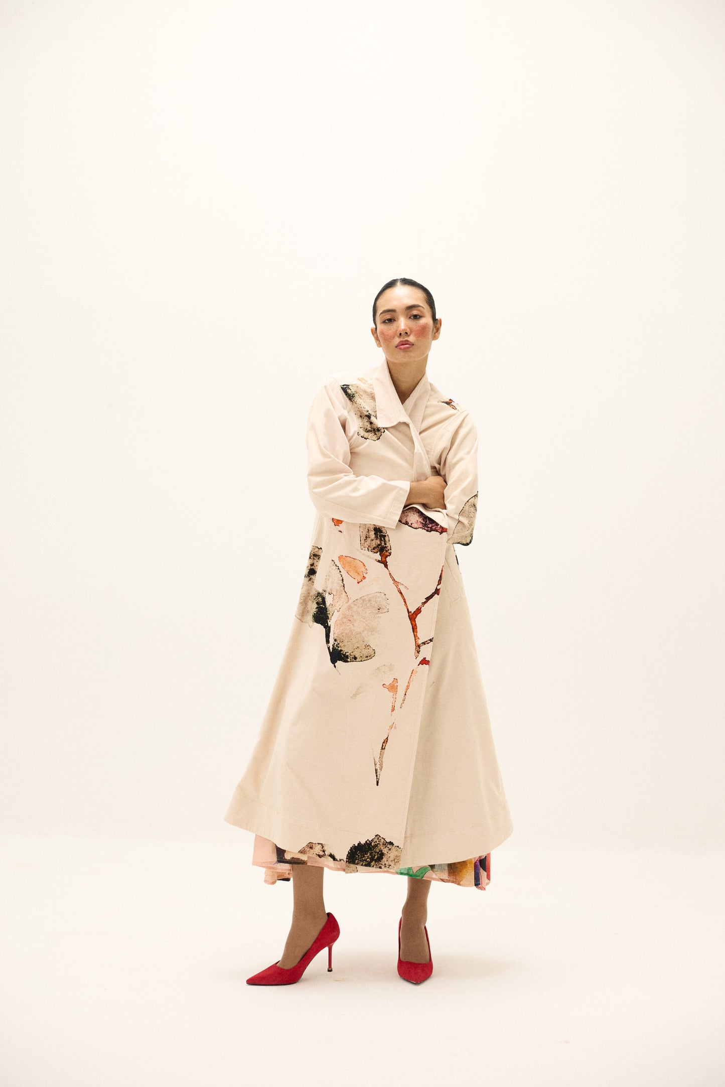 Clay Echo Trench Coat