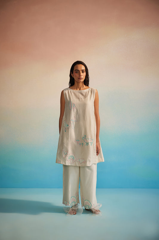 Hiroko Pleated Dress Set