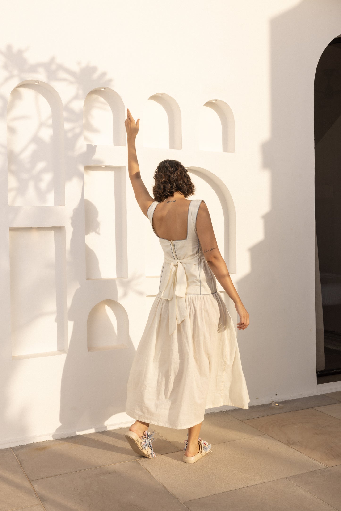 Serene Dress (Beige)