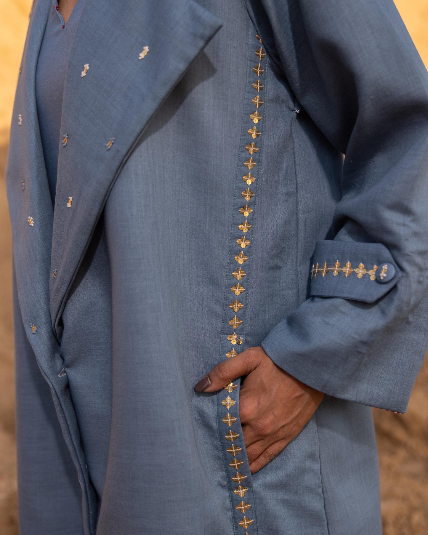 KOSHA DRESS & JACKET SET - Normandy