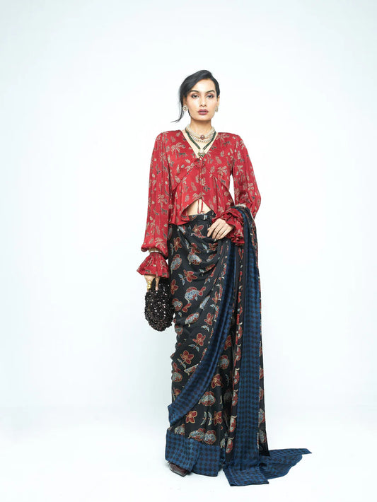 Wild Bloom Saree