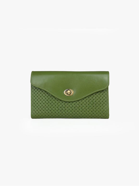 Colaba Clutch Wallet (Matcha)