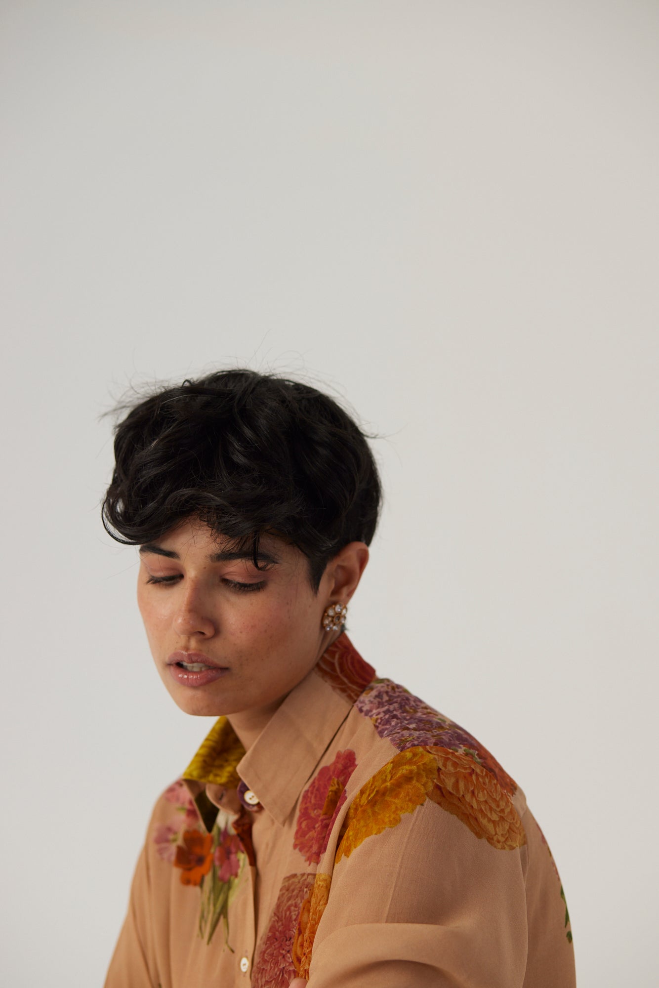 Vintage Garden Crepe Coord Set