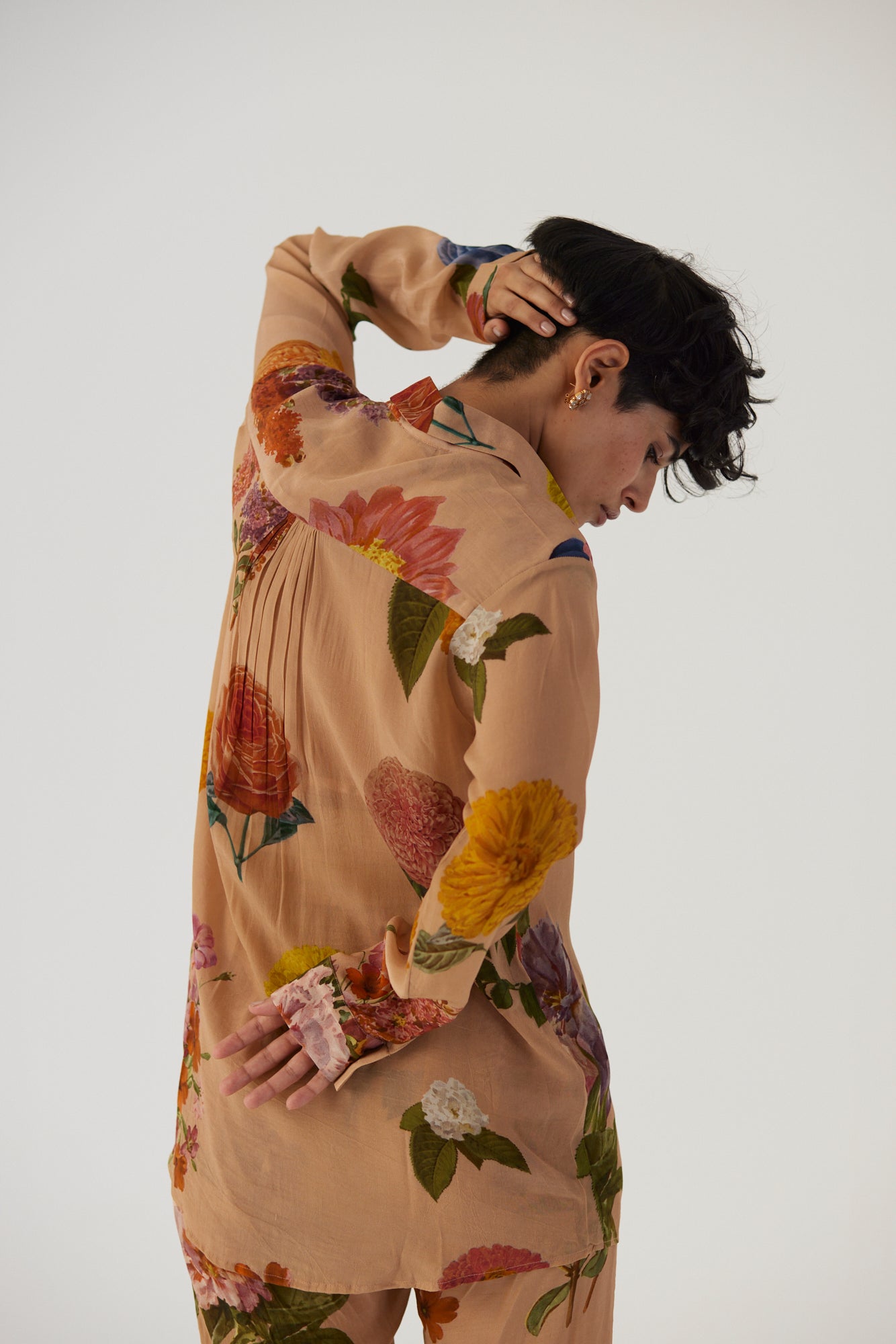 Vintage Garden Crepe Coord Set