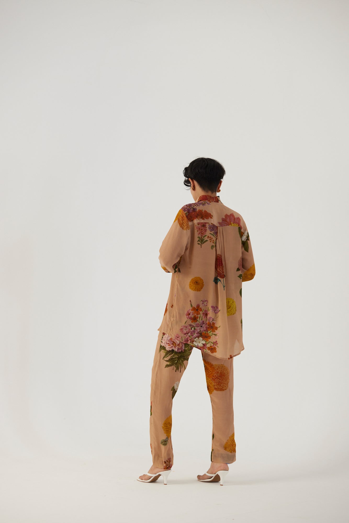 Vintage Garden Crepe Coord Set