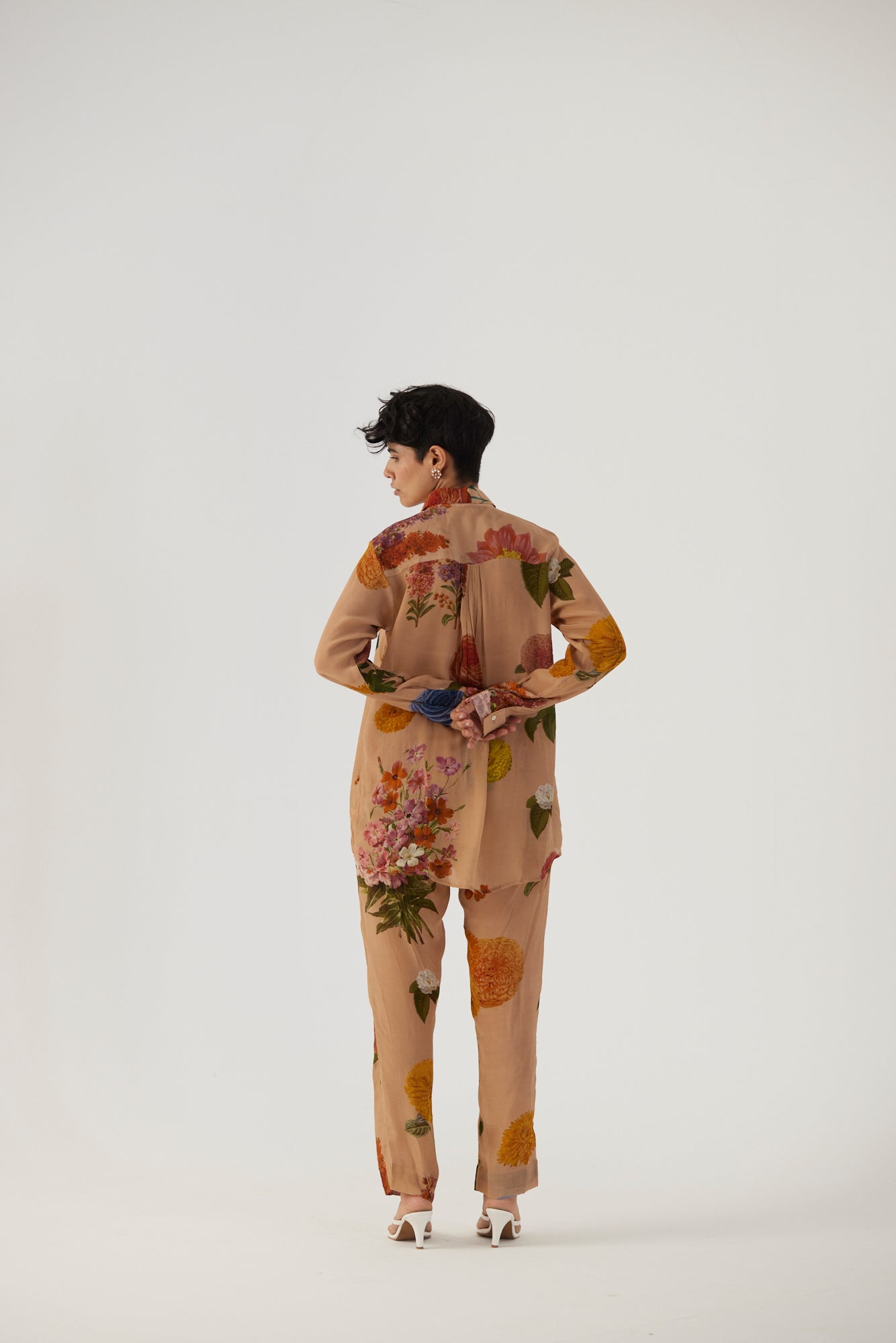 Vintage Garden Crepe Coord Set