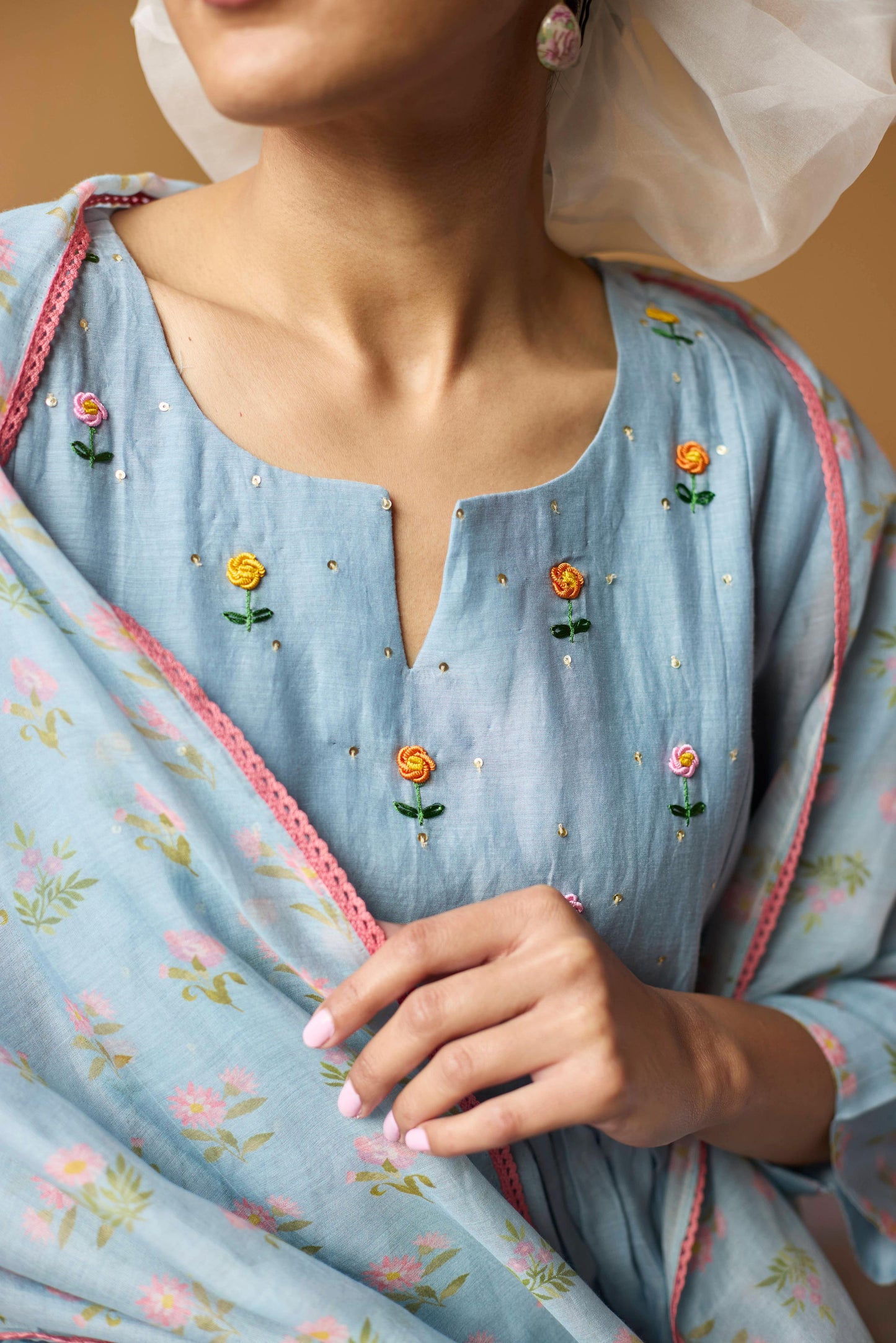 Powder Blue Florette Set