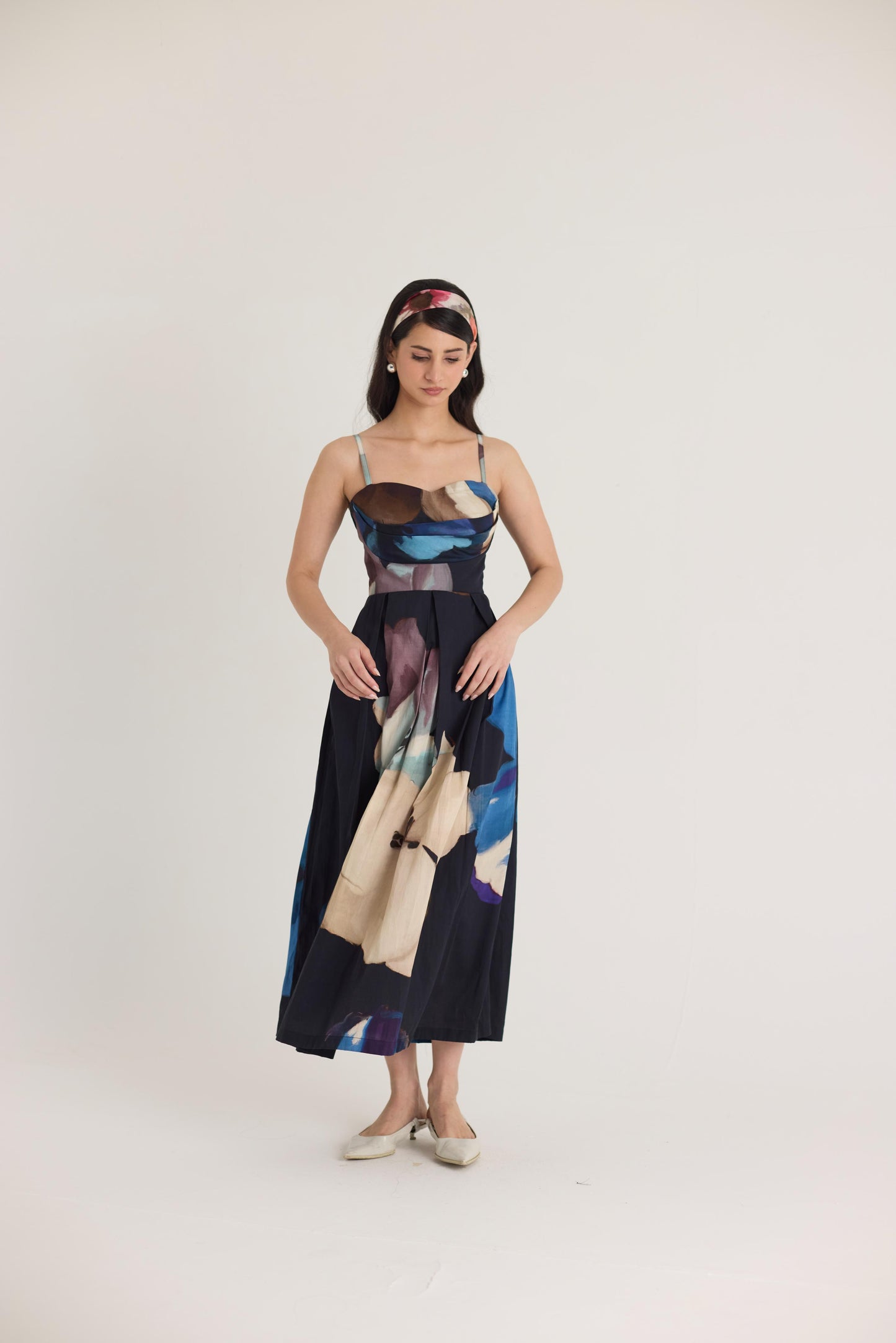 Rocco Cowl Bralette Dress