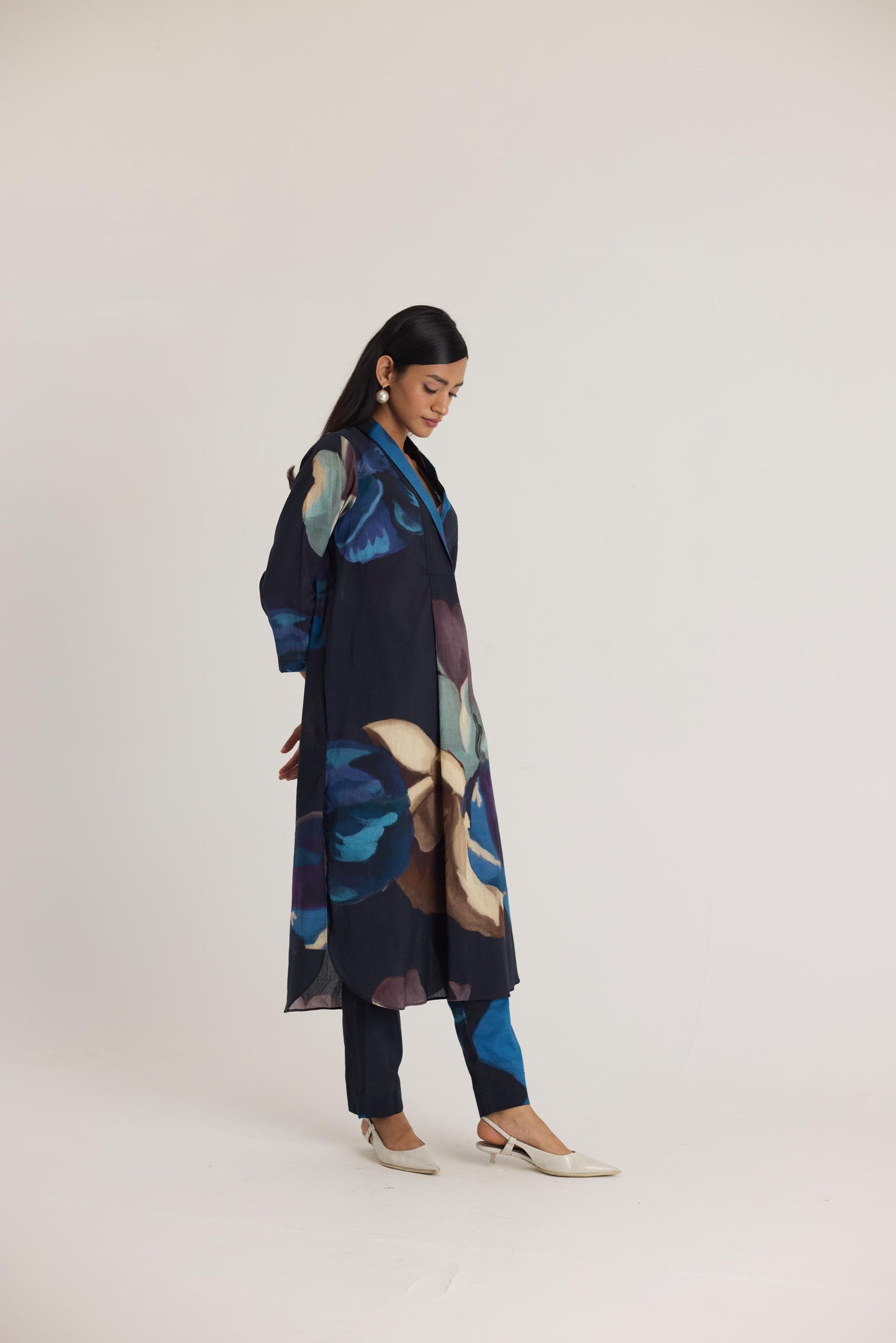 Rocco Shawl Collar Kurta Set