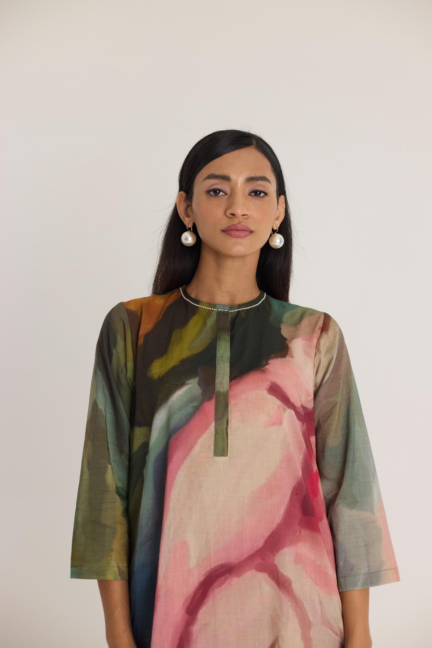 Tilly Long Cotton Kurta Set