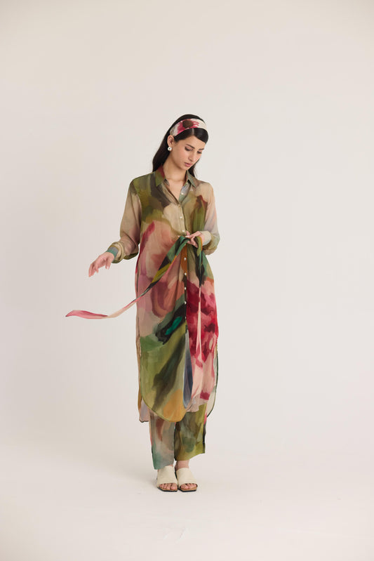 Tilly Wrap Kurta Set