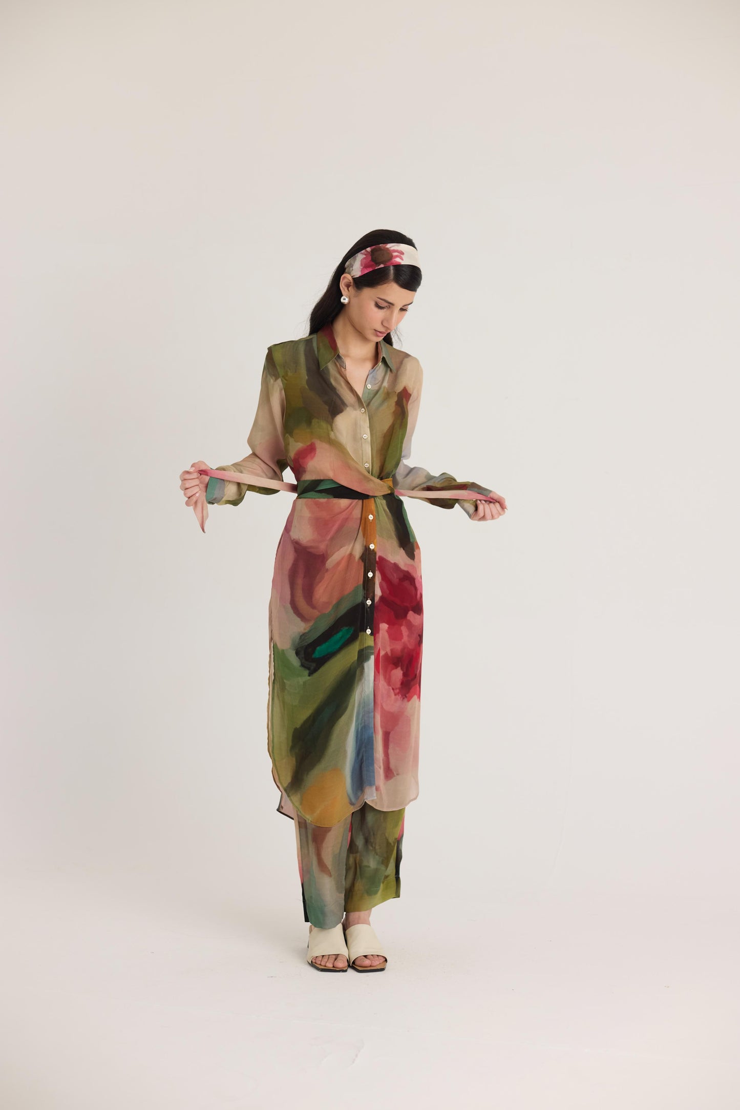 Tilly Wrap Kurta Set