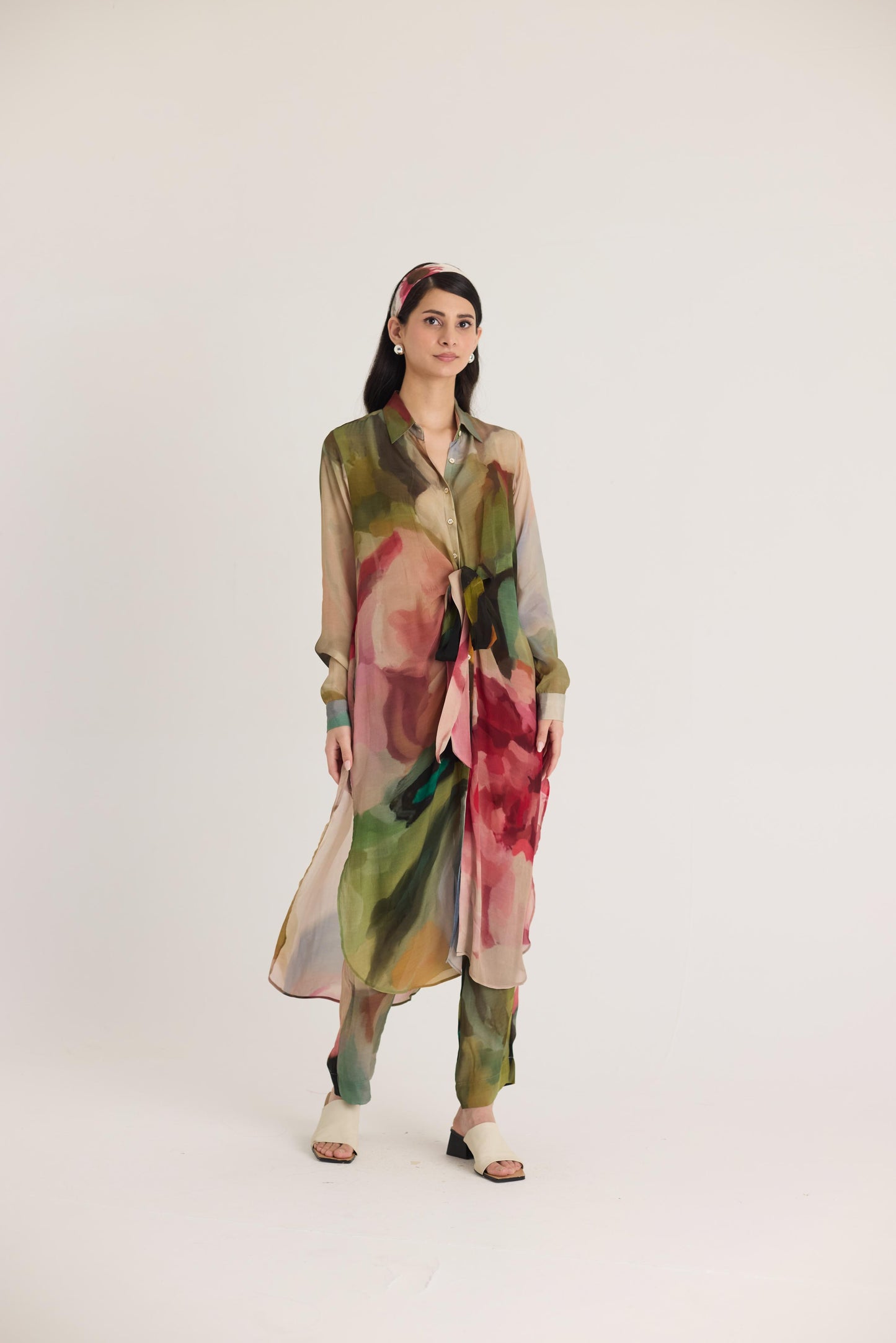 Tilly Wrap Kurta Set