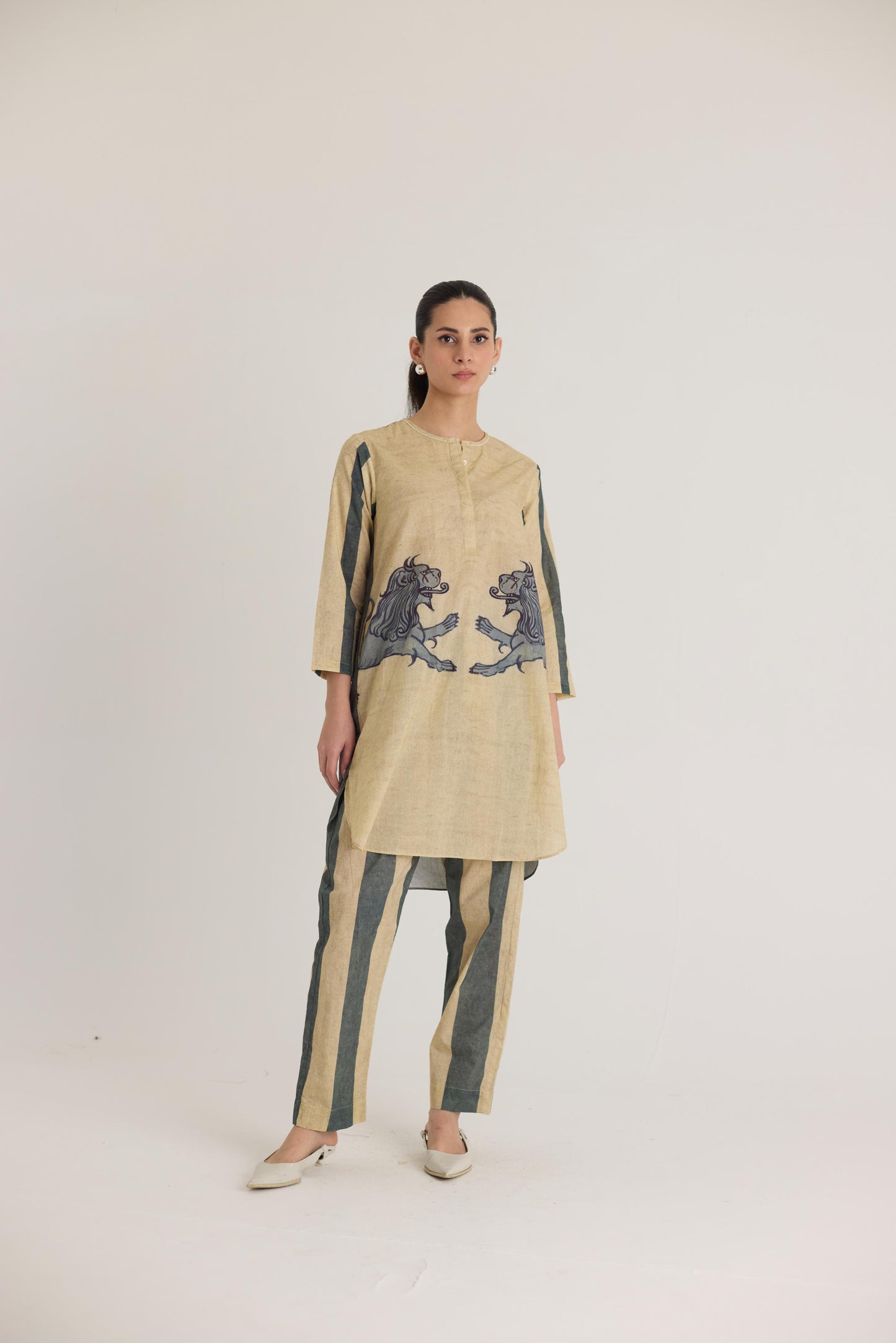 Paws Short Kurta Set