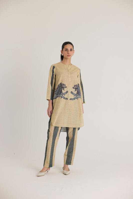 Paws Short Kurta Set