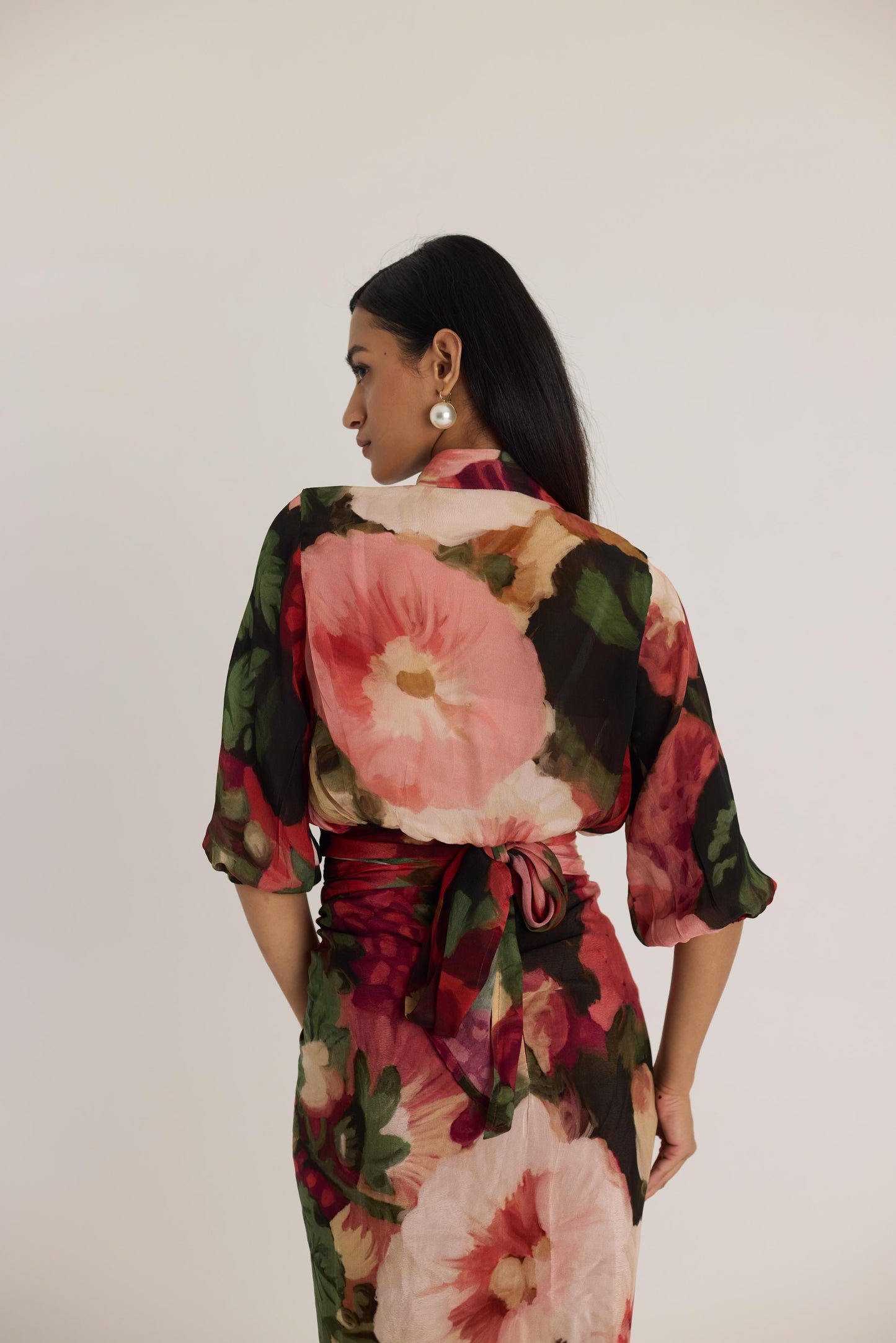 Scarlett  Tie -up Top & Skirt Set