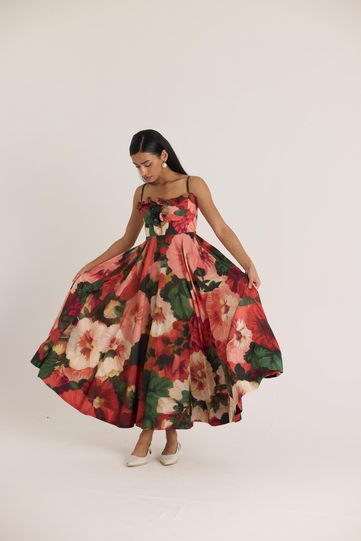 Scarlett  Cotton Frill Dress