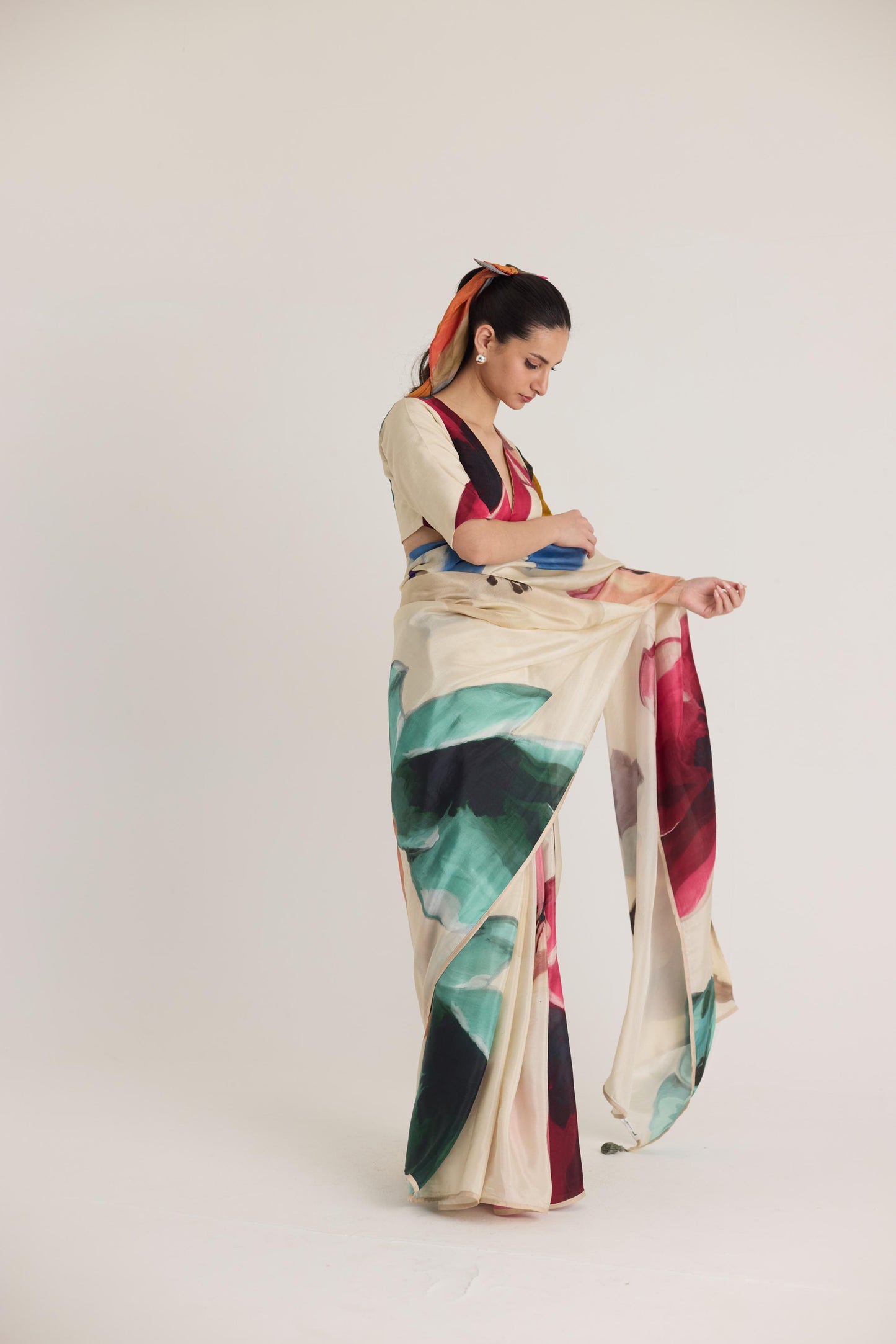 Lila Silk Saree