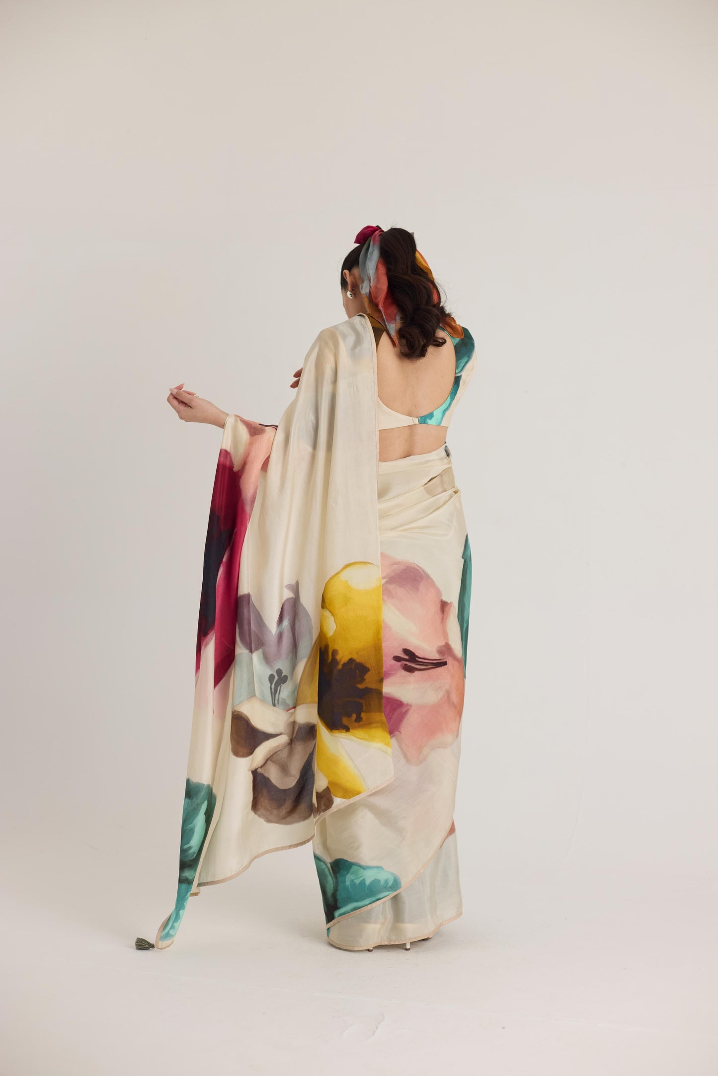 Lila Silk Saree