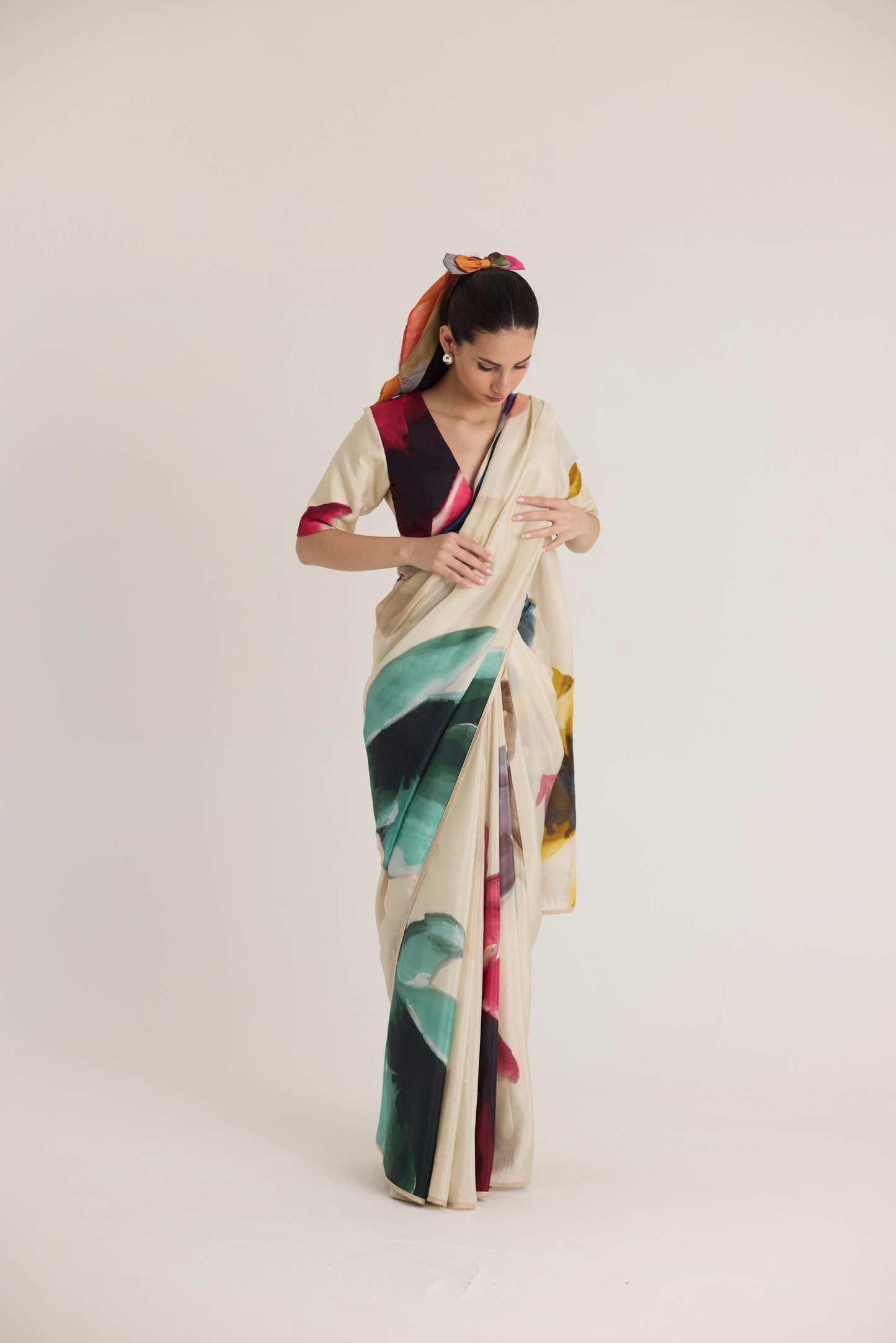 Lila Silk Saree