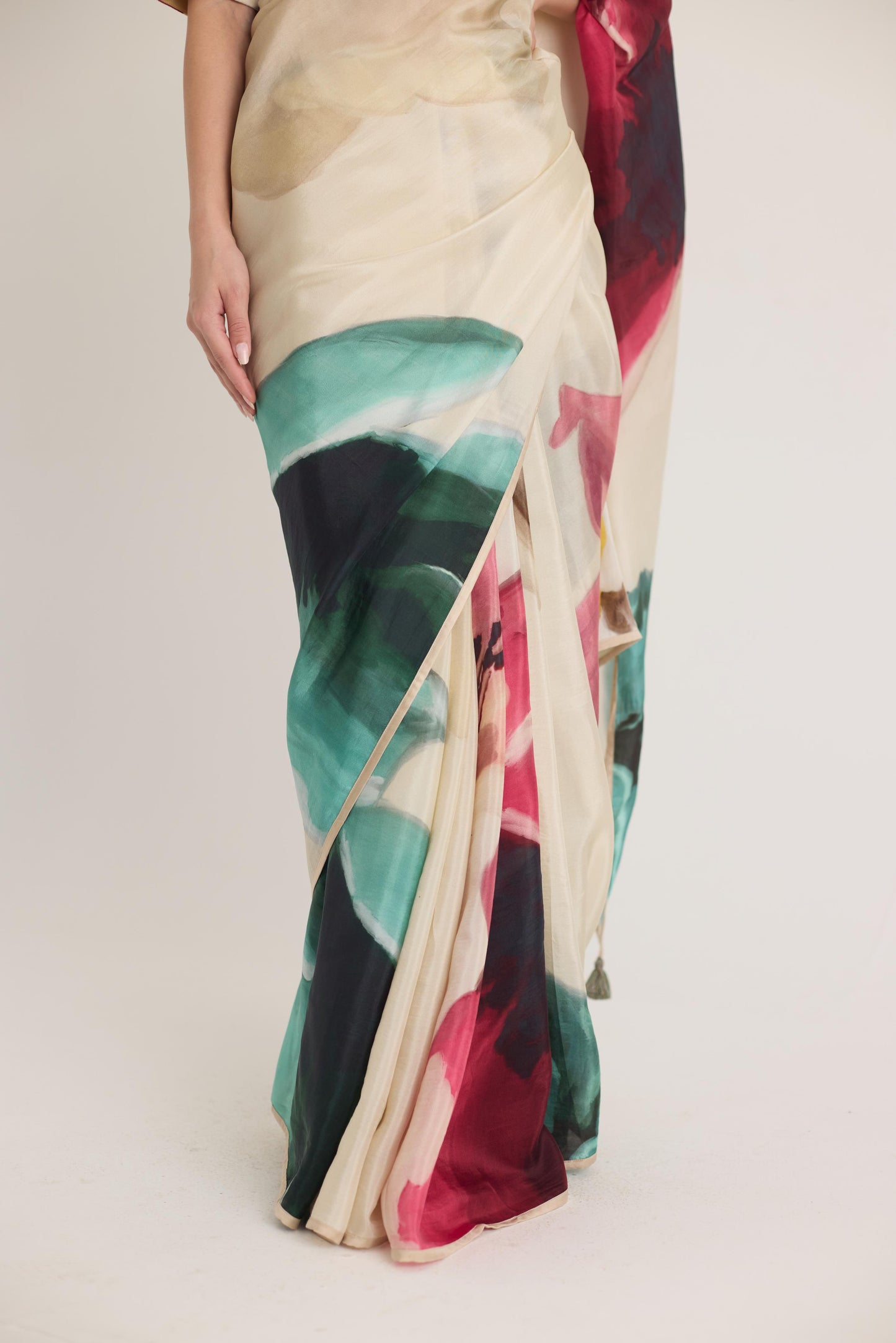 Lila Silk Saree