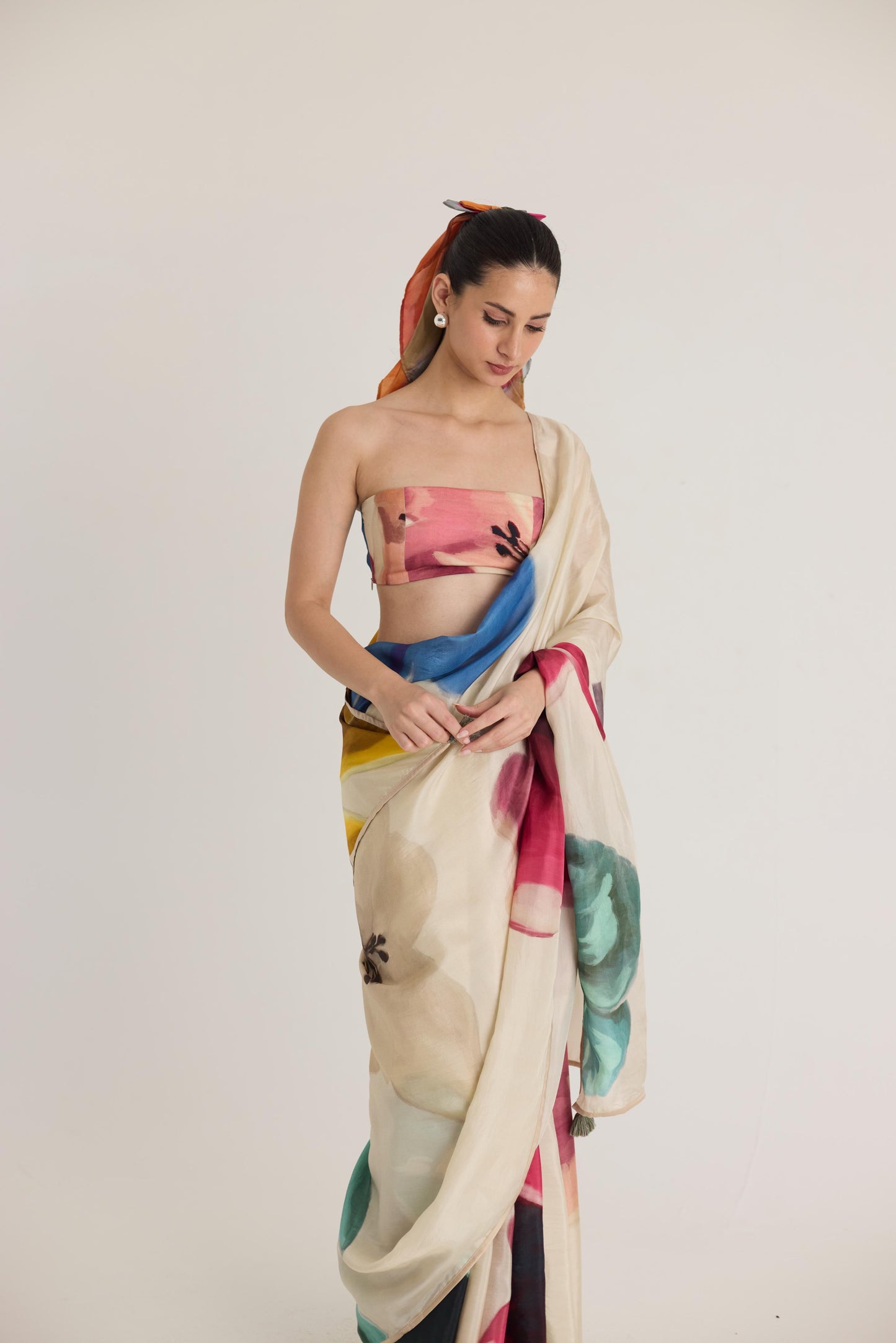 Lila Silk Saree
