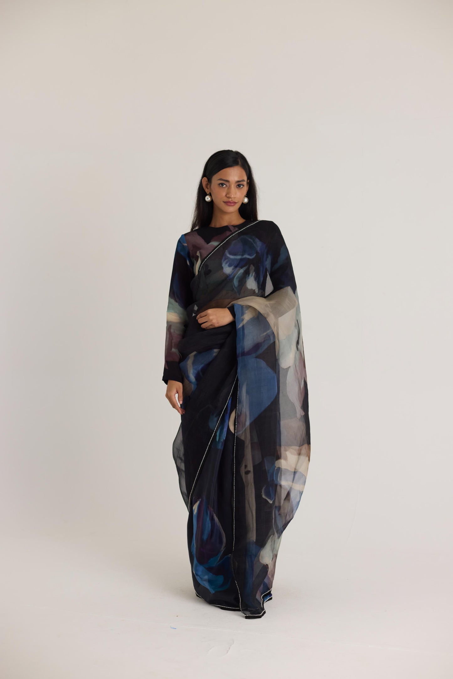 Rocco Half Silk & Half Organza Saree