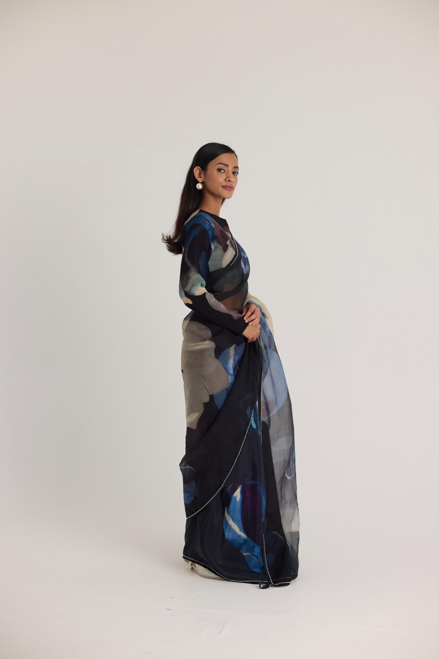 Rocco Half Silk & Half Organza Saree