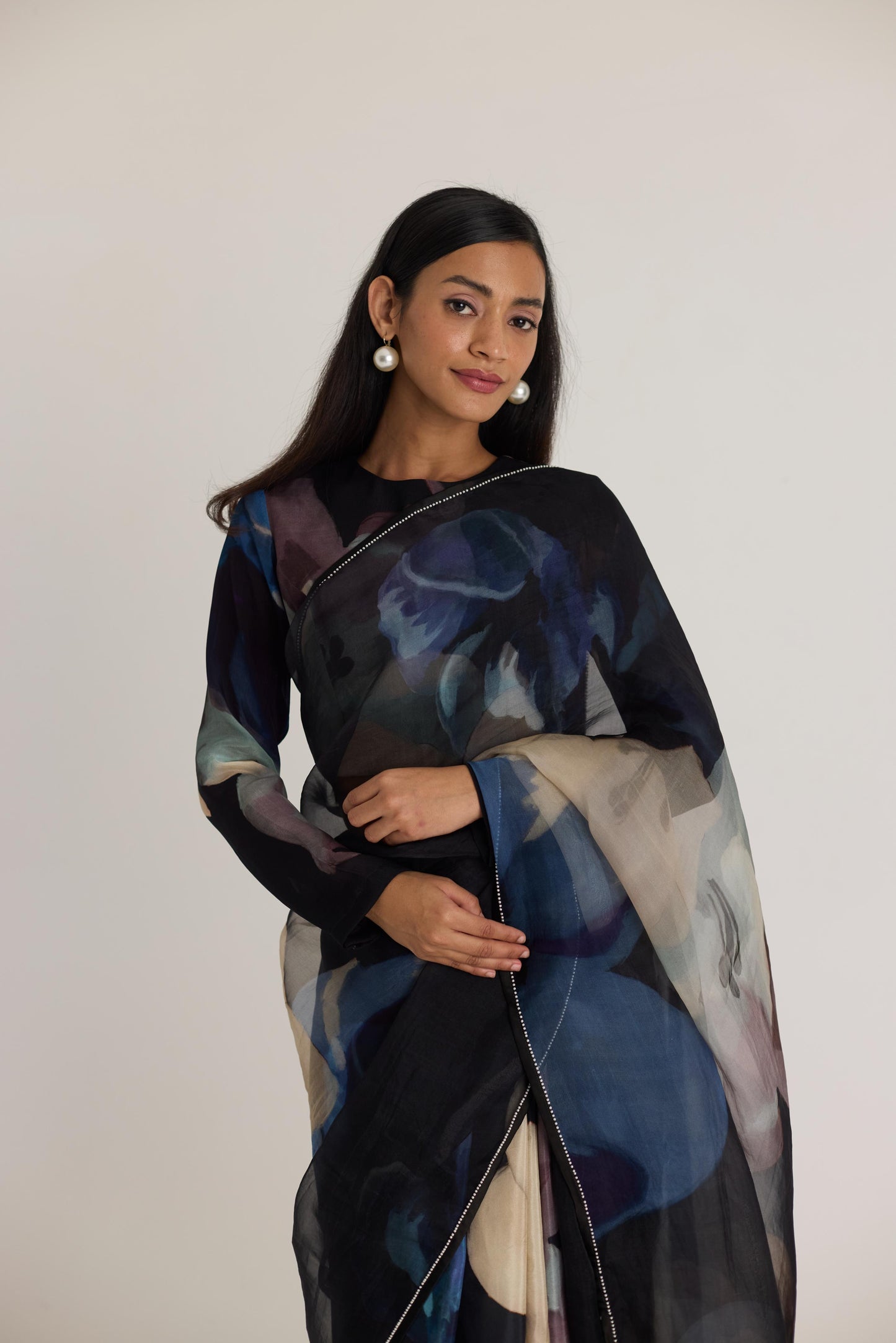 Rocco Half Silk & Half Organza Saree