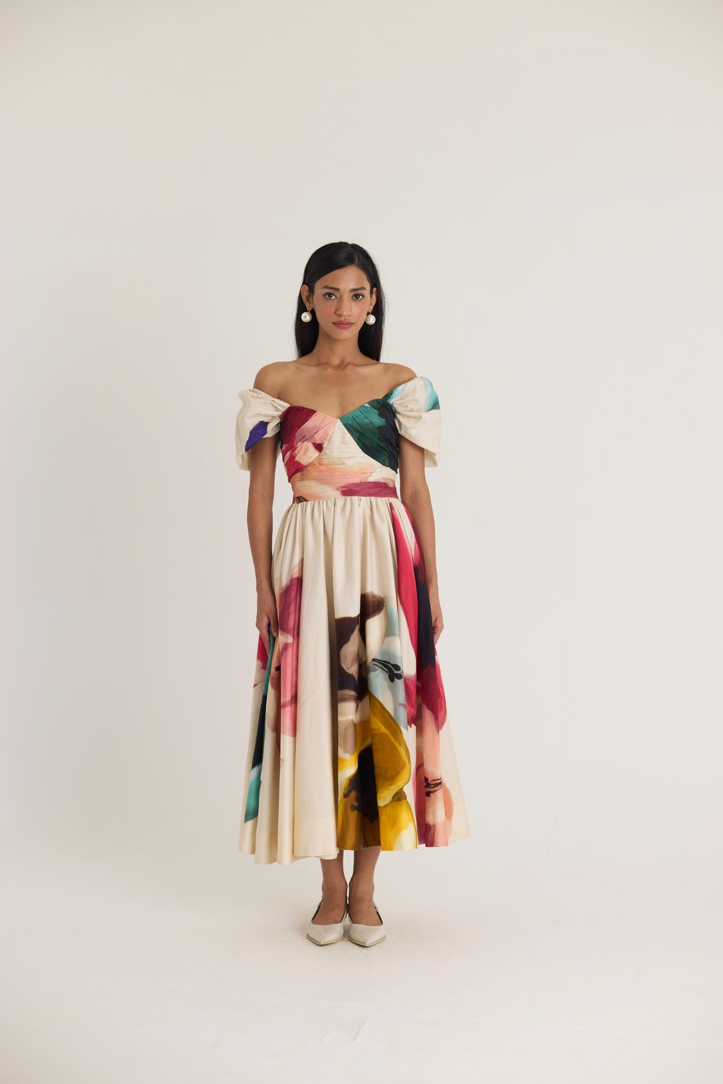 Lila Puff Sleeve Dress