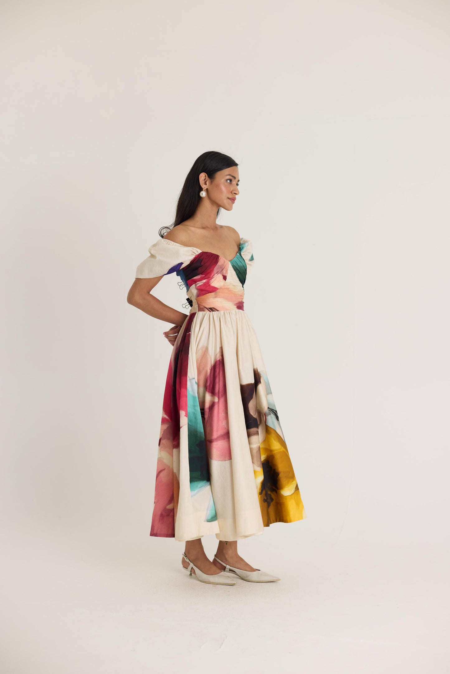 Lila Puff Sleeve Dress