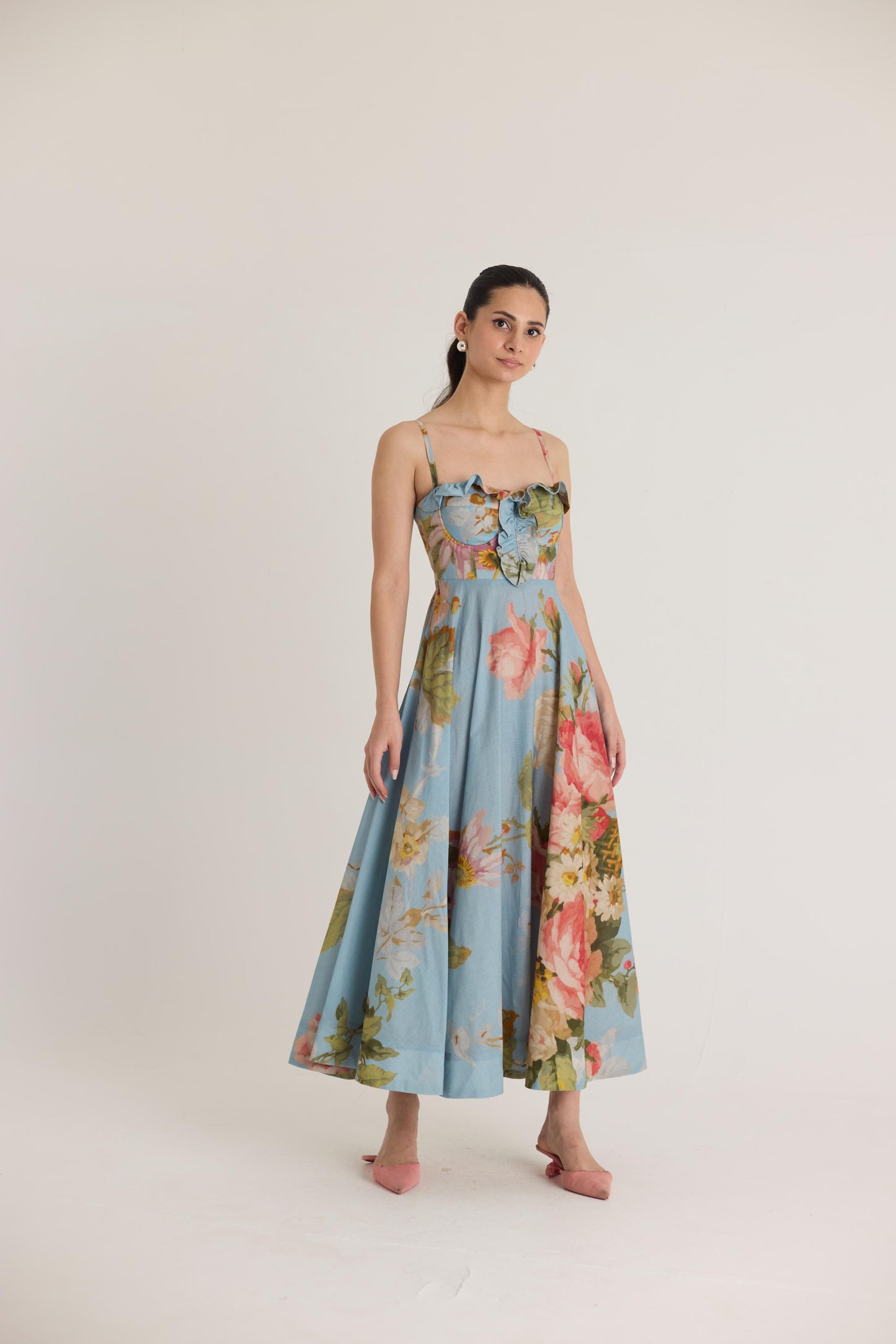 Taffy Cotton Frills Dress