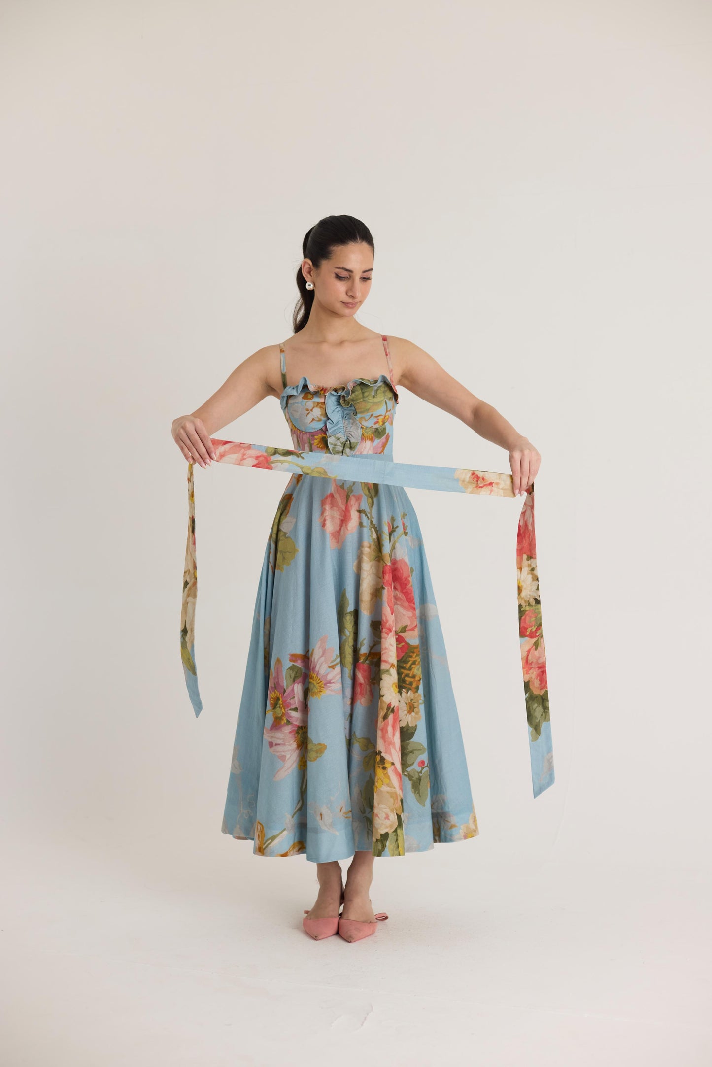 Taffy Cotton Frills Dress