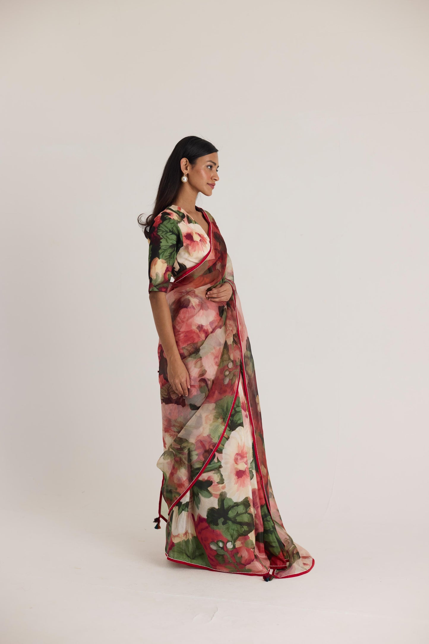 Scarlett  Silk Organza Saree