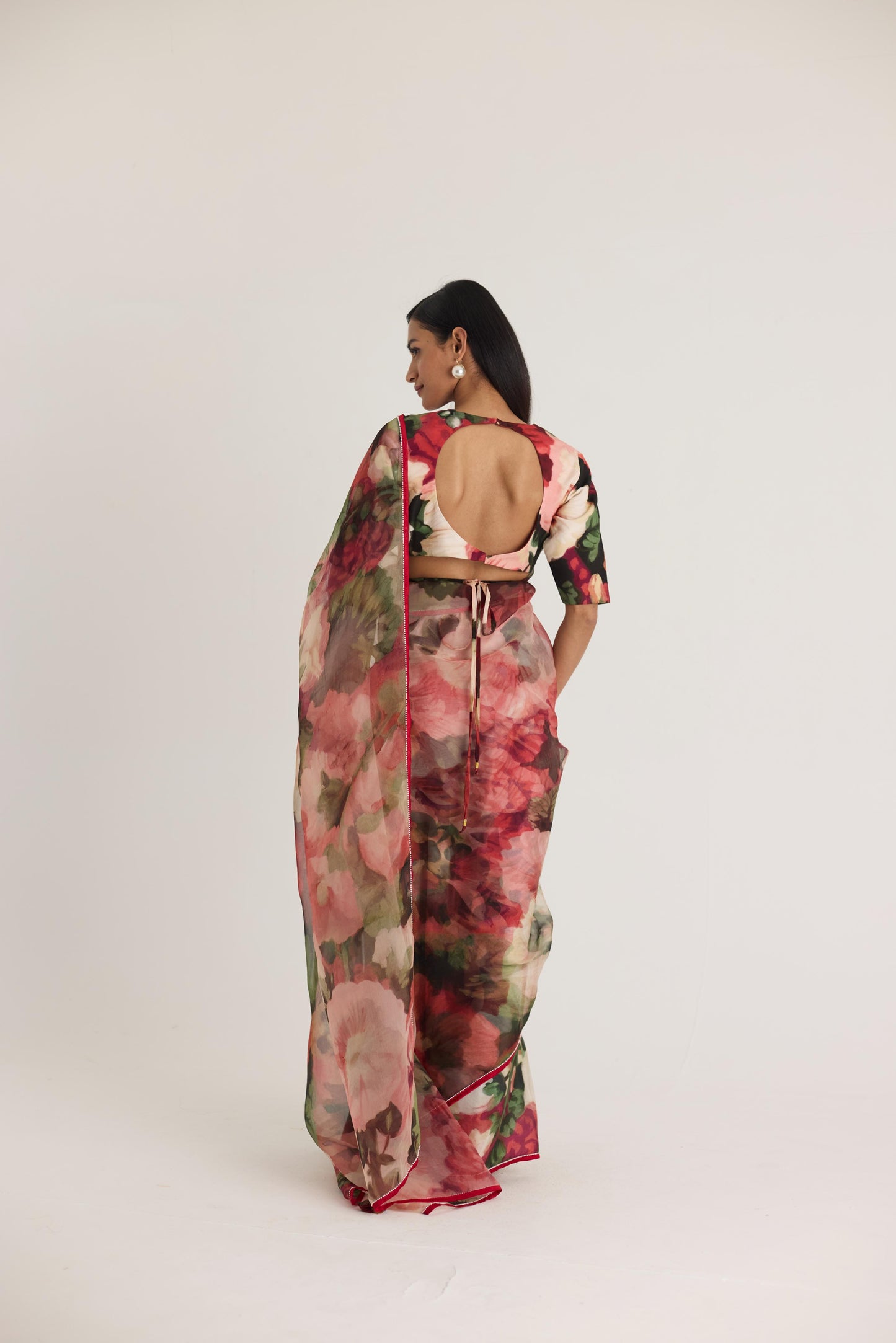Scarlett  Silk Organza Saree