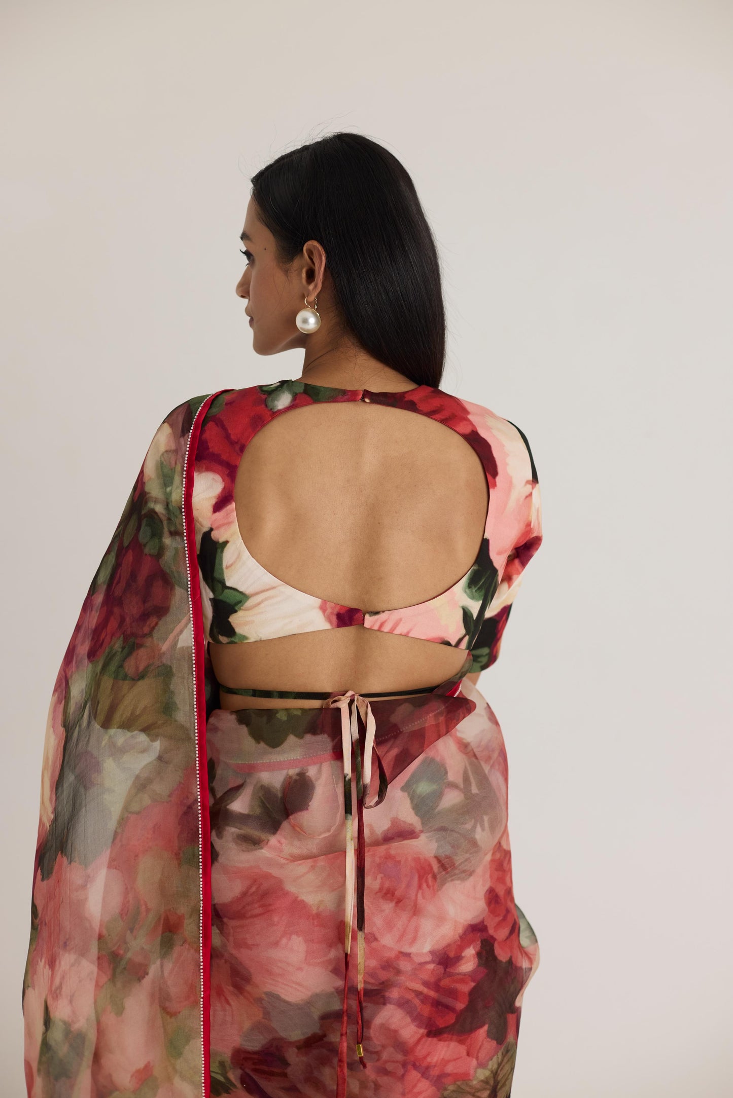 Scarlett  Silk Organza Saree