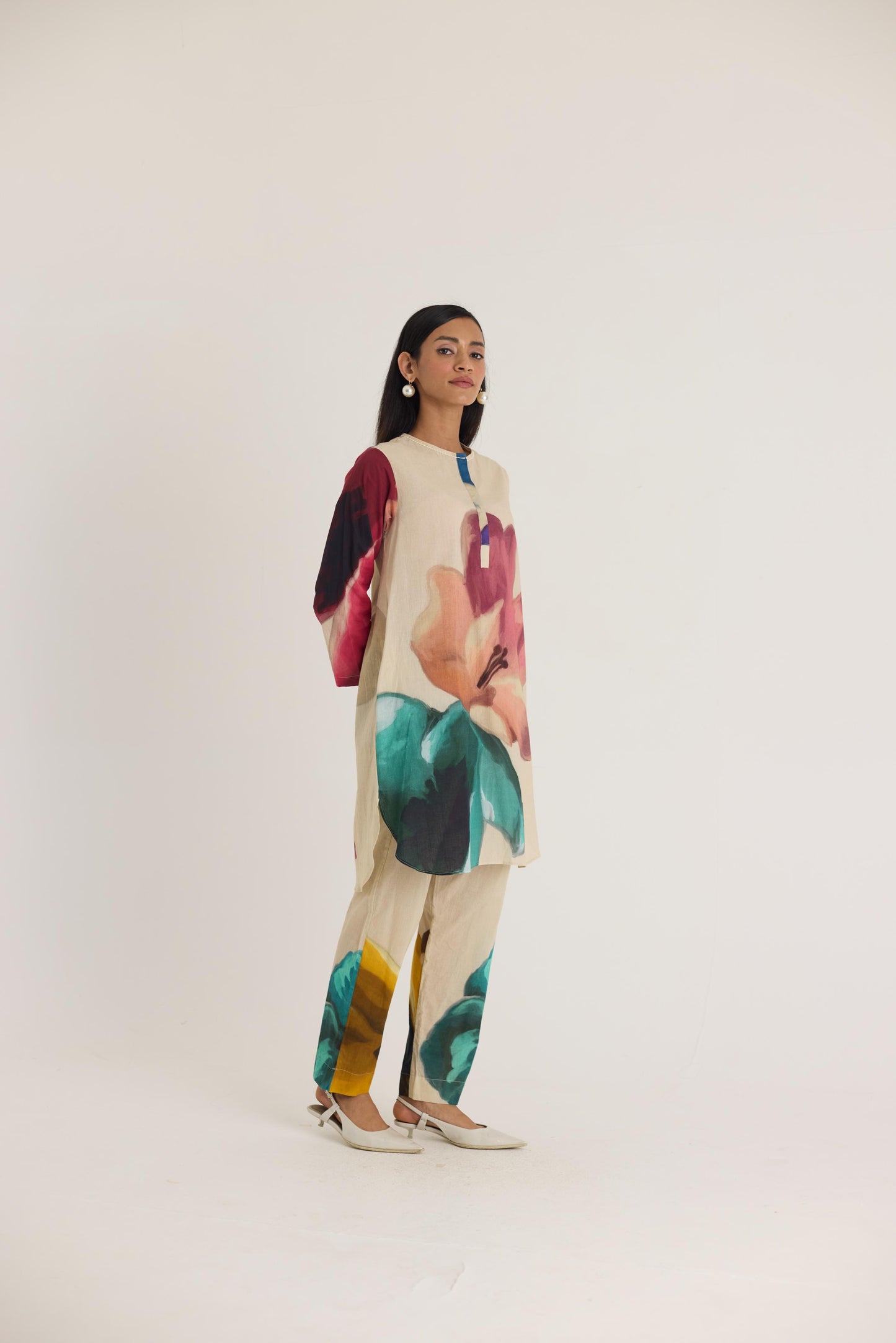 Lila Short Kurta Set