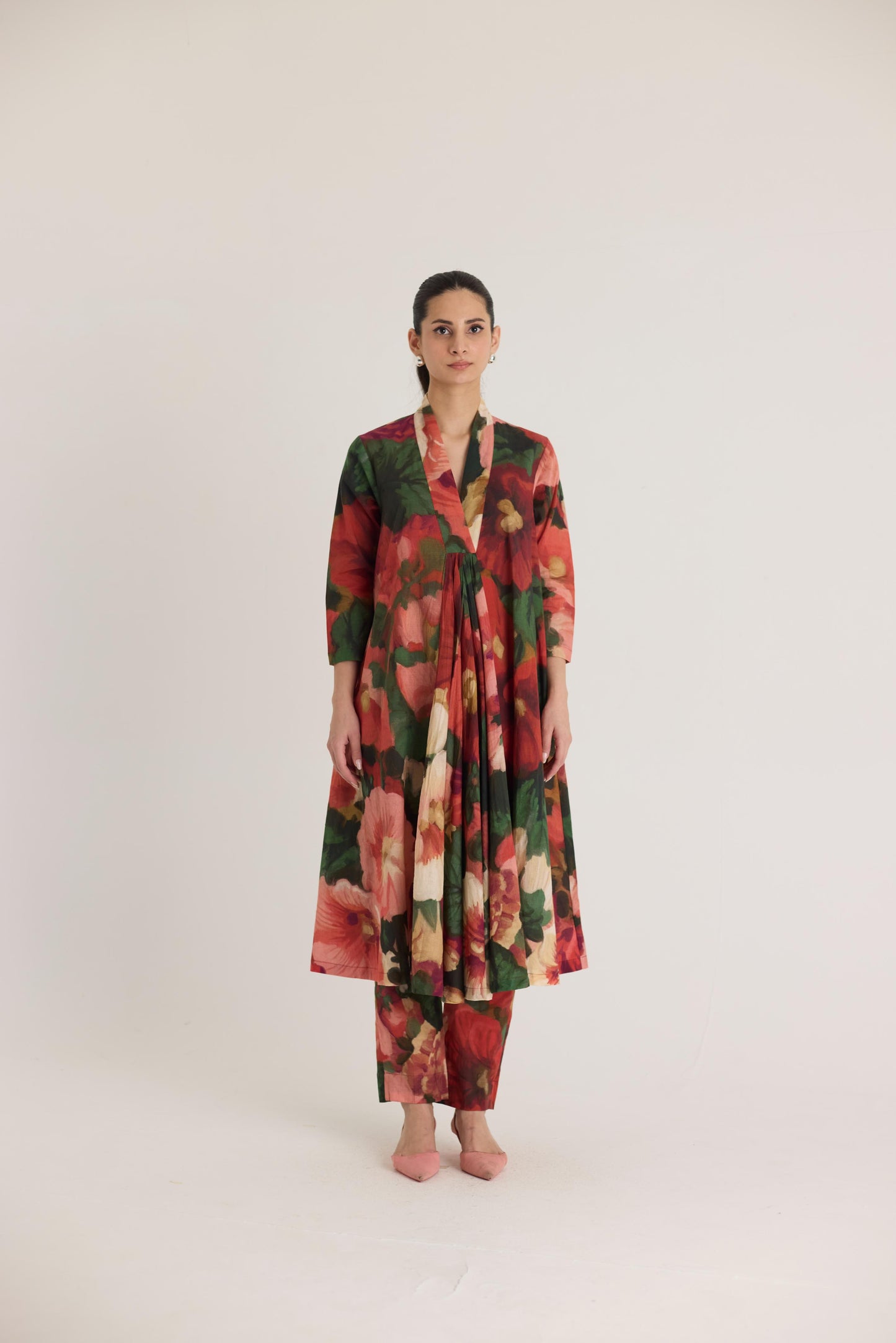 Scarlett  V Neck Kurta Set