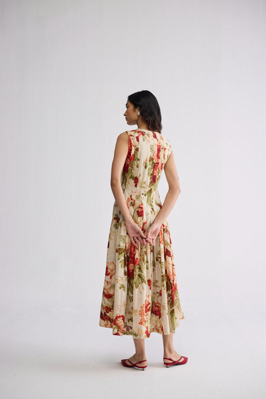 SAMA PLEATED DRESS