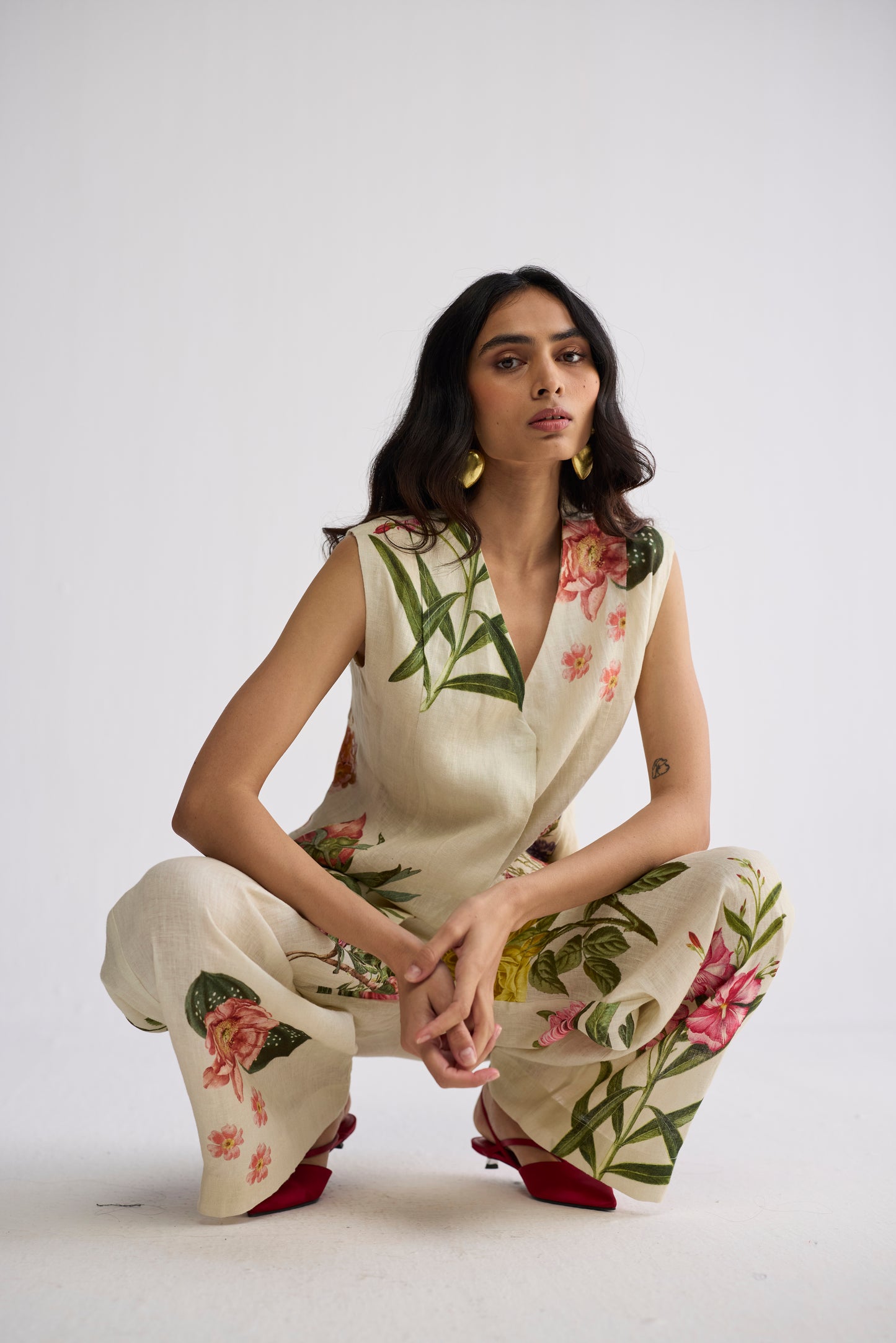 PRIMAVERA PANELLED WAISTCOAT & PANTS SET