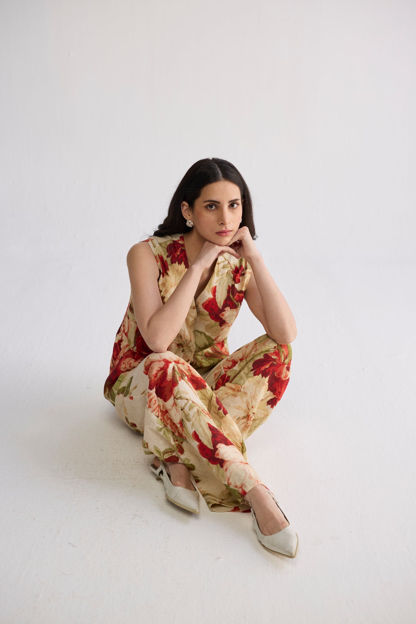 SAMA PANELLED WAISTCOAT & PANTS SET