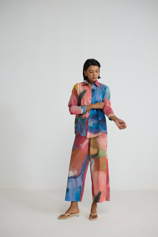 RAINBOW GARDEN COTTON CO-ORD