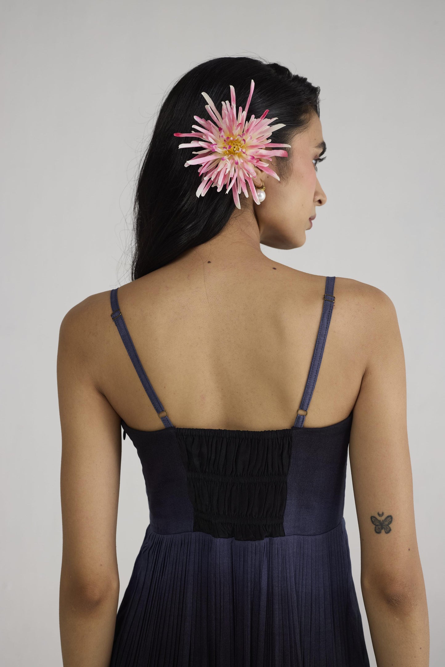 UME CREPE BRALETTE DRESS