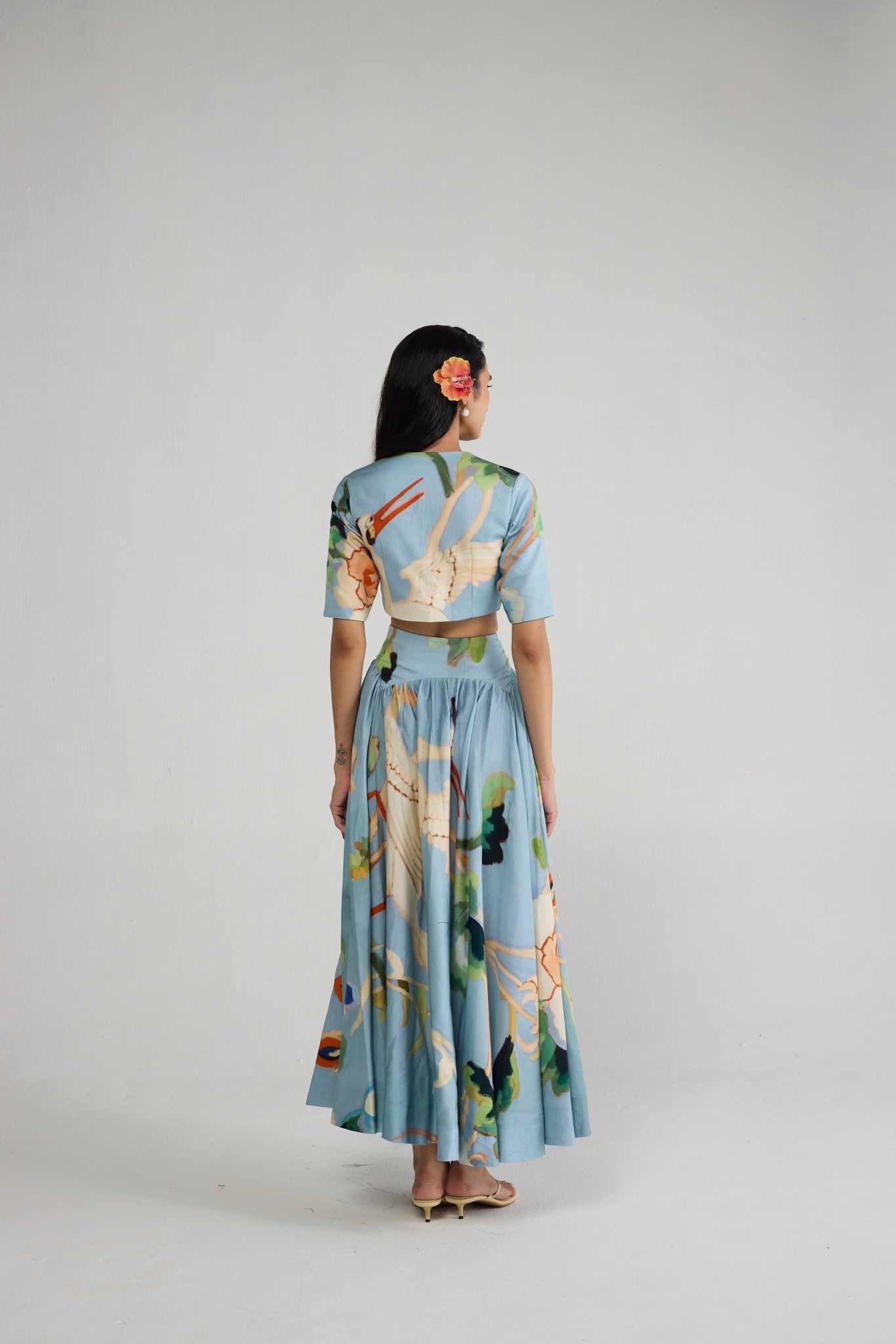 ASAGAO BLOUSE & SKIRT SET
