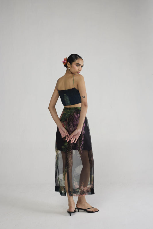 MINORI BRALETTE & ORGANZA SKIRT SET