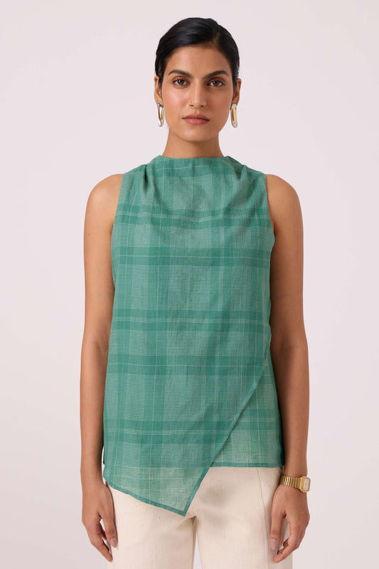Sonya Green Handwoven Top