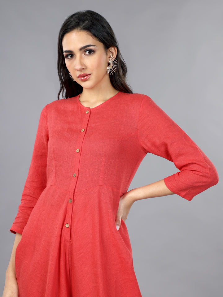 Salsa Linen Cowl Jumpsuit