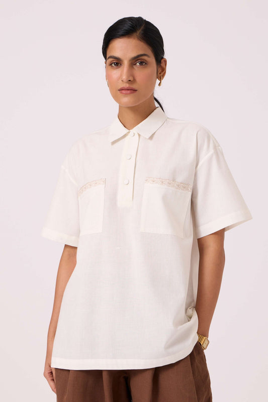 Alyosha Handwoven Embroidered Shirt