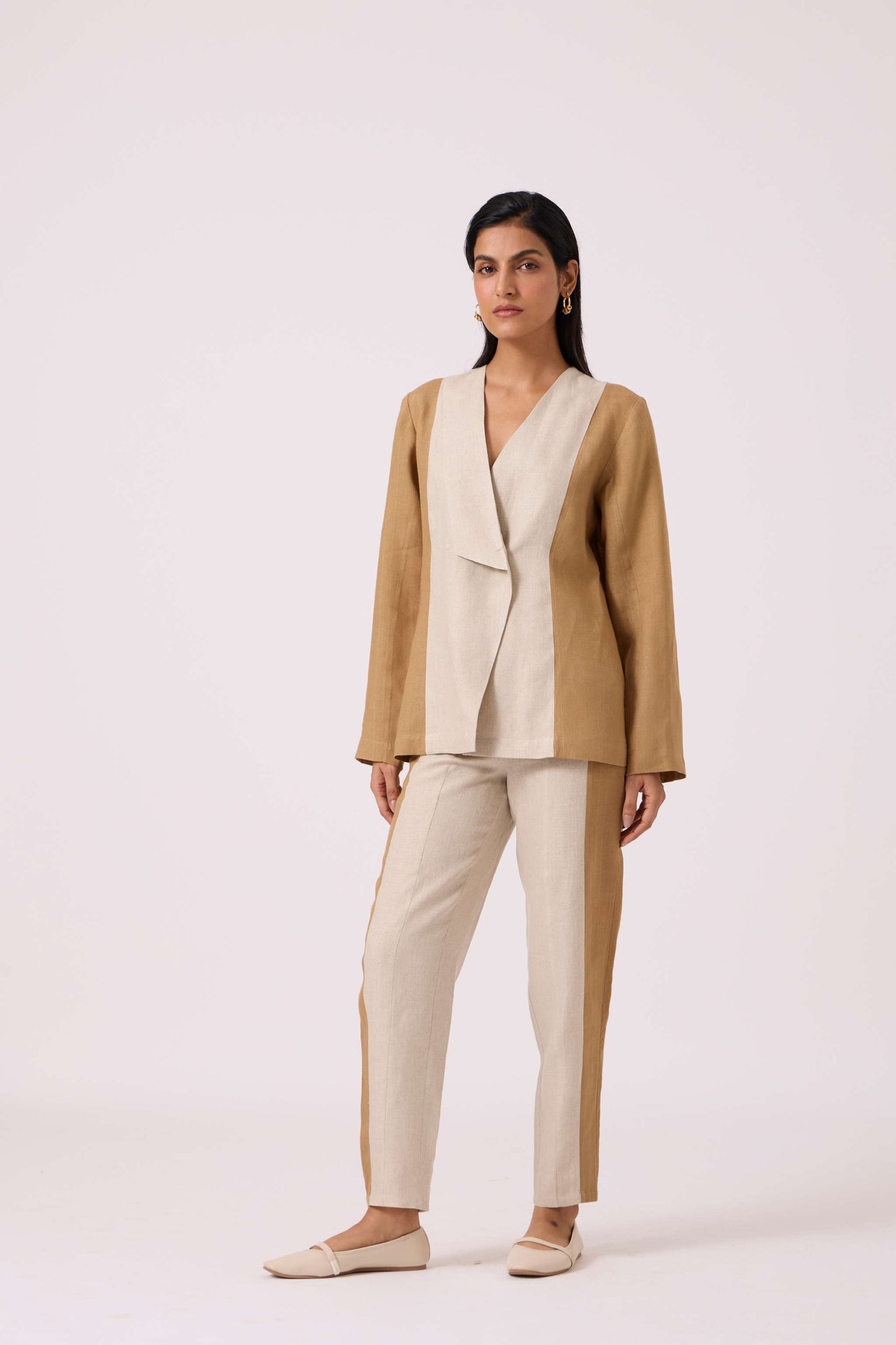 Tamara Linen Panelled Pants