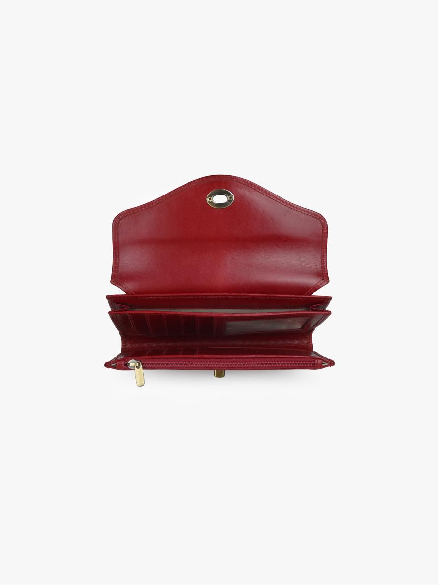 Colaba Clutch Wallet (Cherry)